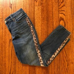 Chico’s Jeans with Cheetah Detail